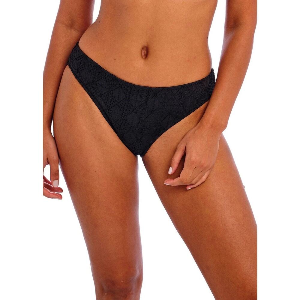 Freya Women's XLarge Black Nomad Nights Bikini Brief Bottom Swimwear Beach